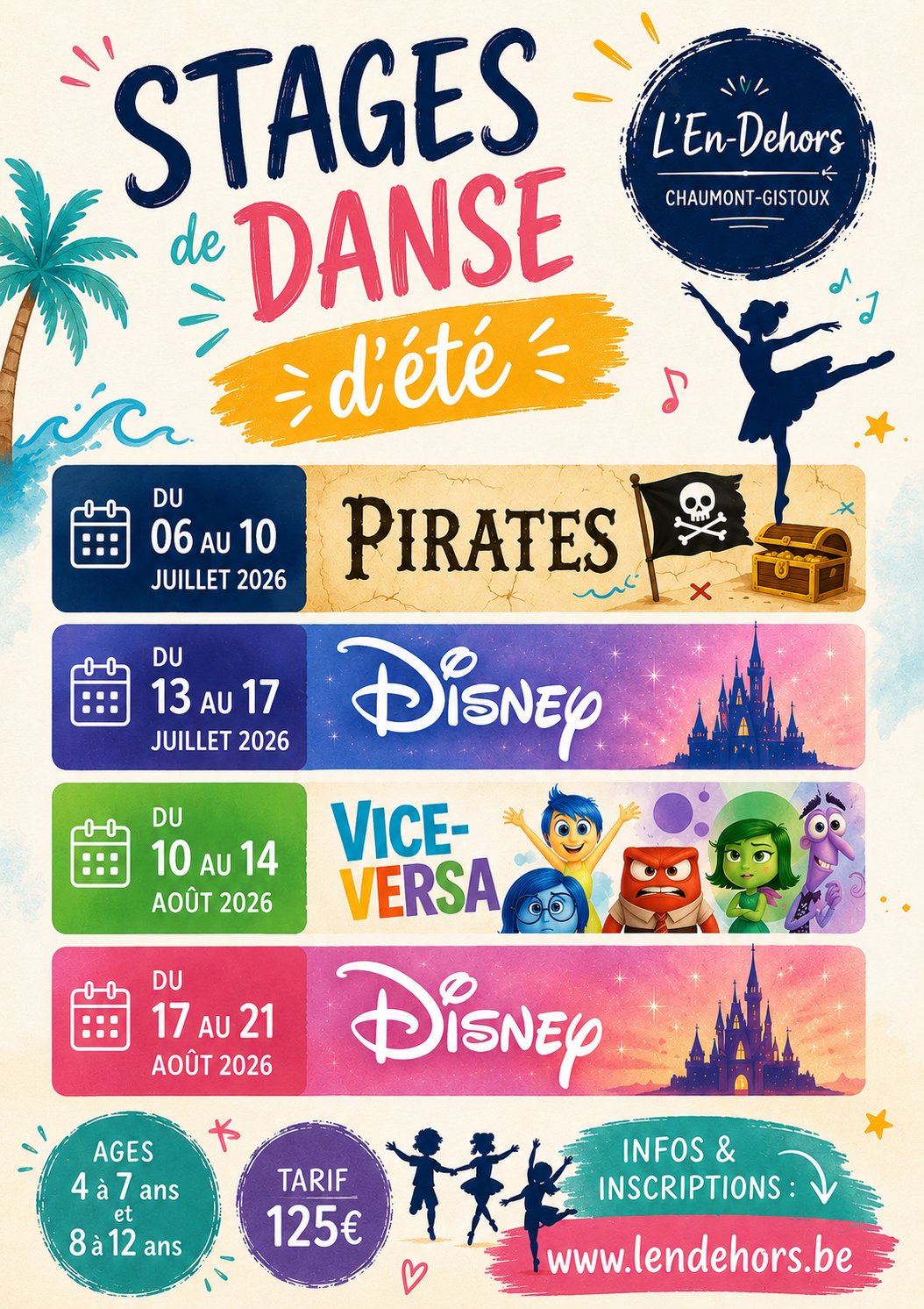 Stage de danse été